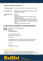 Preview for 16 page of Kellfri 21-KG08 Operating Instructions Manual