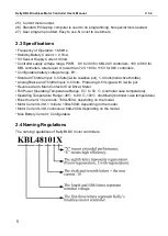 Preview for 6 page of Kelly KBL24101X User Manual