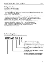 Предварительный просмотр 6 страницы Kelly KBS-X User Manual