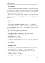 Preview for 2 page of Kelly KL-48DCDC-400-5 User Manual