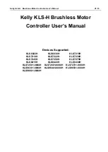 Preview for 1 page of Kelly KLS7250H User Manual