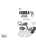 Preview for 1 page of Kellyco Cobra beach magnet Owner'S Manual