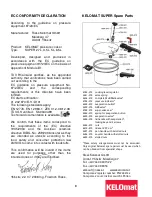 Preview for 8 page of Kelomat SUPER Instructions Manual