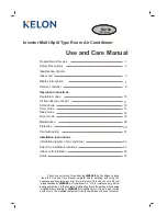 Preview for 42 page of Kelon Inverter Multi-Split Type Room Air... Use And Care Manual