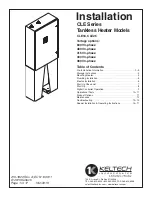 Preview for 1 page of Keltech CLE18 Installation Instruction