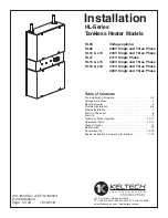 Предварительный просмотр 1 страницы Keltech HL Series Installation Instruction