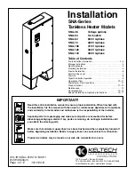 Keltech SNA-36 Installation Manual предпросмотр