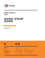 Preview for 1 page of Keltek Sierra Wireless MG90 Quick Start Manual