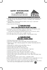 Preview for 2 page of Kelty KIDS TRANSIT 3.0 Instructions Manual