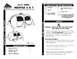 Preview for 1 page of Kelty MANTRA 6 Instructions