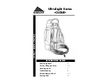 Kelty Ultralight Series Instructions Manual предпросмотр