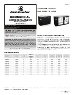 Kelvinator COMMERCIAL KCHBB48S Service Installation Instruction preview