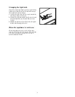 Preview for 8 page of Kelvinator ER 1531 T Instruction Booklet