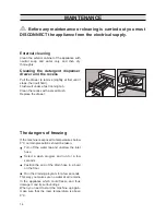 Предварительный просмотр 16 страницы Kelvinator KF320 Instructions Manual