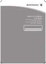 Preview for 1 page of Kelvinator KSD25HRH User Manual