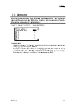 Preview for 87 page of KEM MKC-710 Operation Manual