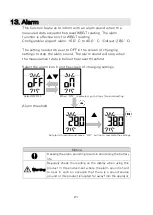 Preview for 21 page of KEM WBGT-301 Operation Manual