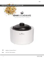 Preview for 1 page of Kemar Kitchenware KCC-280 Instruction Manual