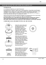 Preview for 20 page of Kemar Kitchenware KCC-280 Instruction Manual