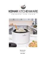 Preview for 68 page of Kemar Kitchenware KCC-280 Instruction Manual