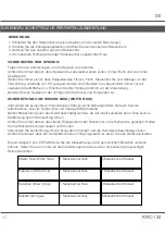 Preview for 17 page of Kemar KRC-130 Instruction Manual