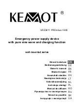 Preview for 1 page of Kemot PROsinus-1600 Owner'S Manual