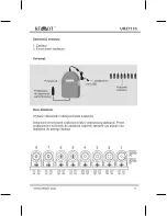 Предварительный просмотр 11 страницы Kemot URZ1133 User Manual