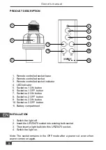 Предварительный просмотр 8 страницы Kemot URZ3470 Owner'S Manual