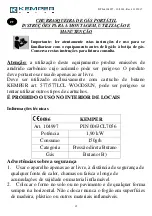 Preview for 19 page of Kemper 104997 Instructions For Assemby, Use And Maintenance