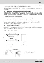 Предварительный просмотр 6 страницы Kemper 620 Installation And Operating Instructions Manual