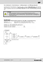 Предварительный просмотр 15 страницы Kemper 620 Installation And Operating Instructions Manual