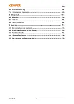 Предварительный просмотр 41 страницы Kemper 64 650 100 Operating Manual