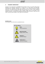 Preview for 4 page of Kemper 686 02 005 Installation And Operating Instructions Manual