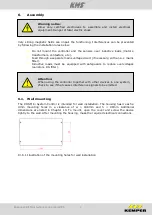 Preview for 10 page of Kemper 686 02 005 Installation And Operating Instructions Manual