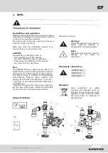 Предварительный просмотр 10 страницы Kemper 714 00 001 Installation And Operating Manual