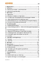 Preview for 4 page of Kemper 82755 Operating Manual