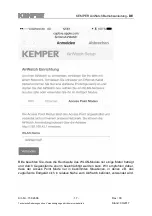 Preview for 17 page of Kemper AirWatch Operating Instructions Manual