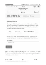 Preview for 52 page of Kemper AirWatch Operating Instructions Manual