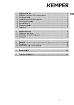 Preview for 3 page of Kemper Autoflow XP User Manual