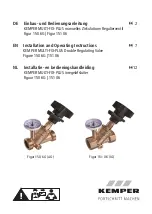 Предварительный просмотр 1 страницы Kemper Figure 150 6G Installation And Operating Instructions Manual