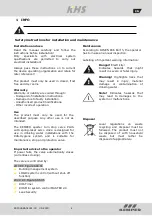 Preview for 12 page of Kemper KHS  686 01 Installation And Operating Manual