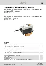 Предварительный просмотр 11 страницы Kemper KHS 686 04 Installation And Operating Manual