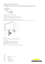 Предварительный просмотр 2 страницы Kemper KHS-Clean-Handy Operating Instruction