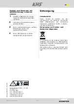 Предварительный просмотр 12 страницы Kemper KHS HS2 Series Maintenance Manual