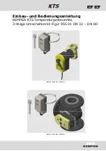 Kemper KTS DN 32 Mounting And Operating Instructions предпросмотр