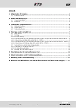 Preview for 2 page of Kemper KTS DN 32 Mounting And Operating Instructions