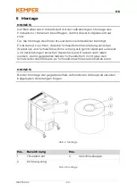 Preview for 20 page of Kemper MaxiFil 65 650 Operating Manual