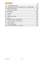 Preview for 190 page of Kemper MaxiFil 65 650 Operating Manual