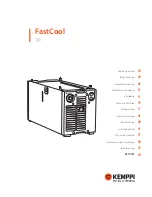 Kempi fast cool 10 Operating Manual preview