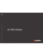 Kemppi A3 MIG Operating Manual предпросмотр